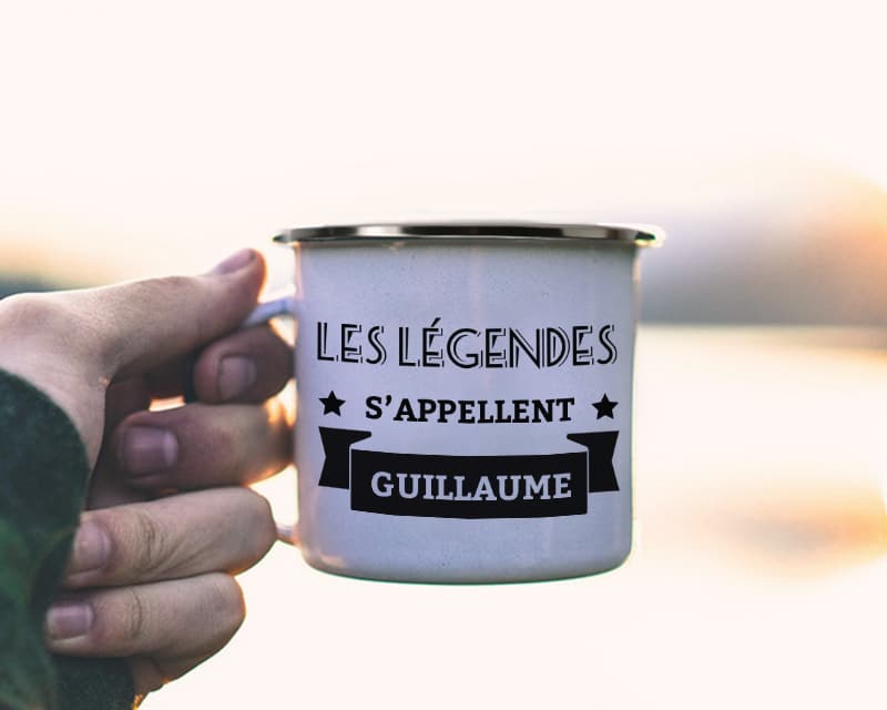 Mug émaillé personnalisé prénom - Légendes