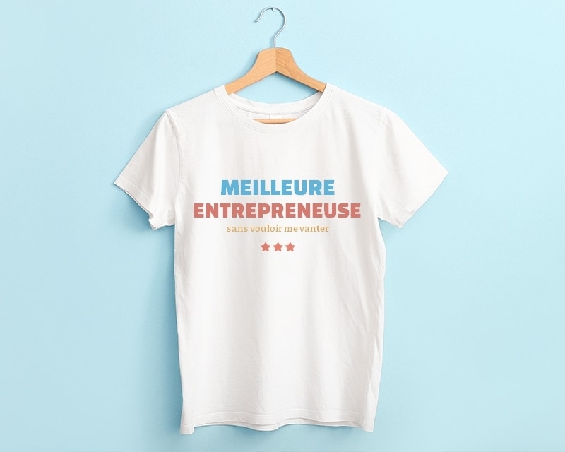 Tee shirt personnalisé femme - Meilleure Entrepreneuse