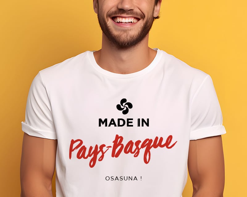 Tee shirt personnalisé homme - Made in Pays Basque