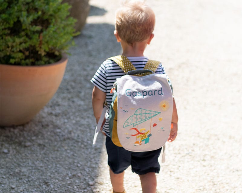 Sac à dos pour enfant personnalisé - Le garçon et le deltaplane