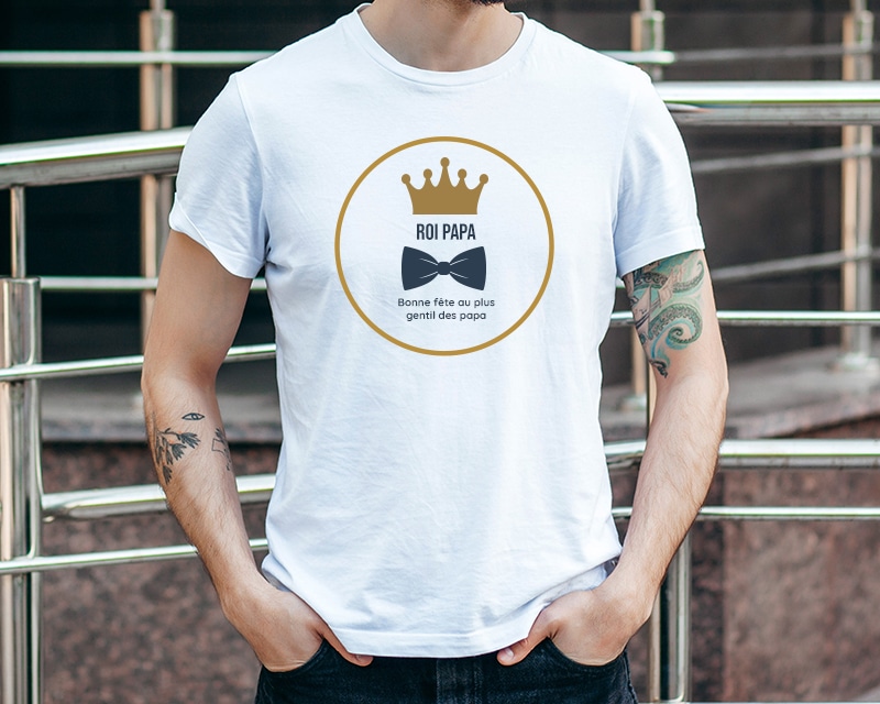 Tee shirt personnalisé homme - Papa Royal