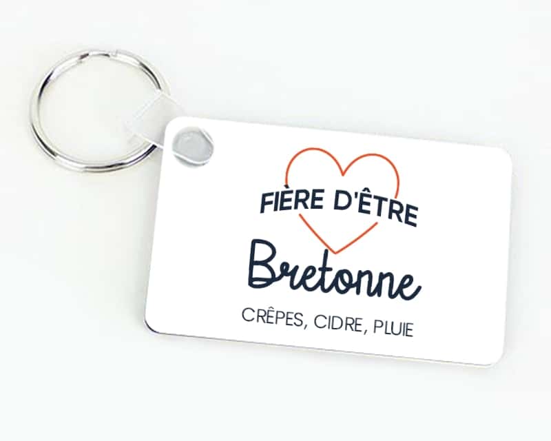 Porte-clés personnalisable - Fière d'être Bretonne