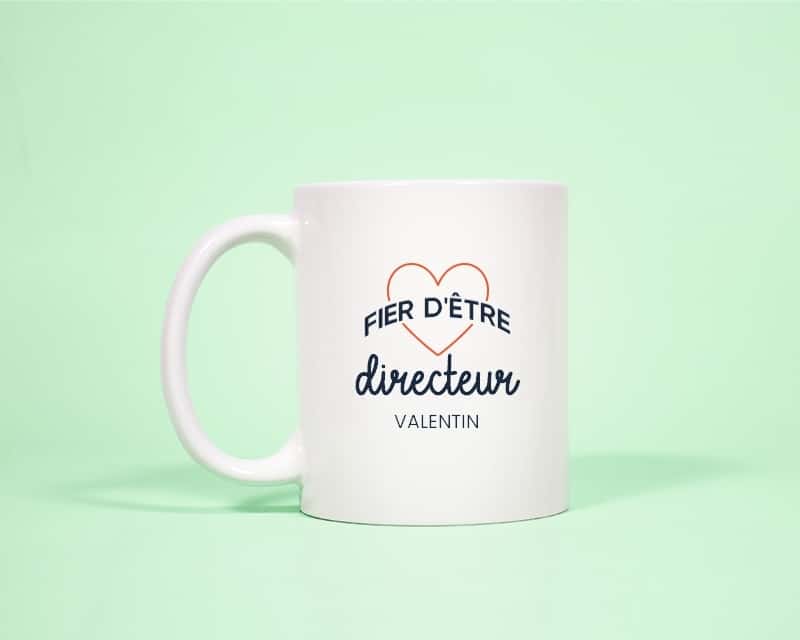 Mug personnalisé - Fier d'être directeur