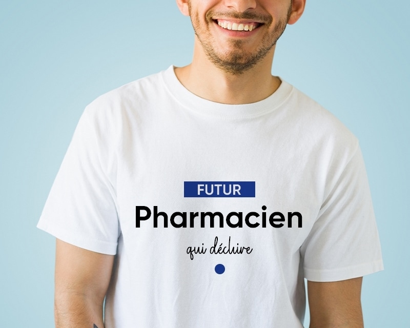 Tee shirt personnalisé homme - Futur pharmacien