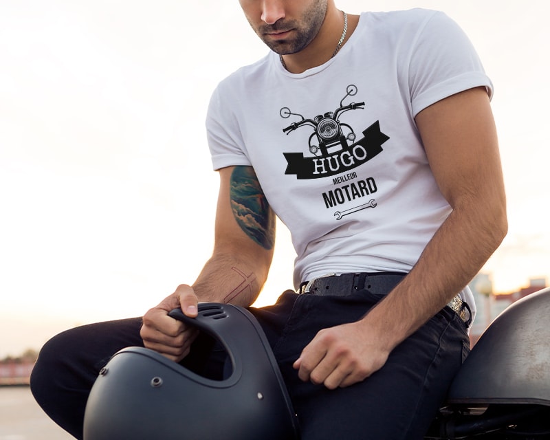 T-shirt moto homme motard pour toujours