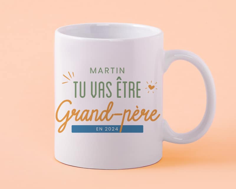 Mug personnalisé - Tu vas être grand-père