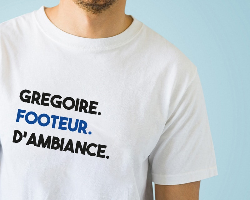 T-shirt homme personnalisé - Message Football