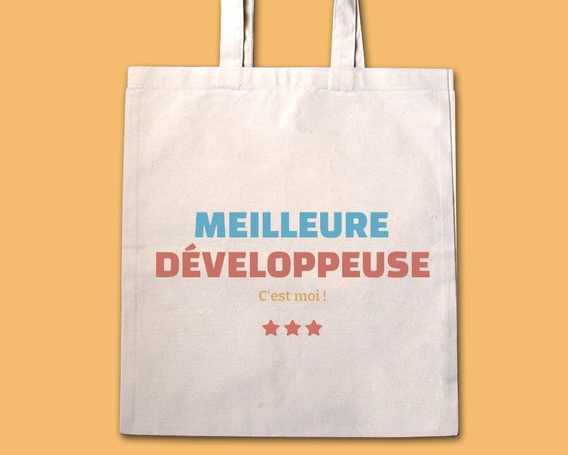 Tote bag personnalisable - Meilleure Développeuse