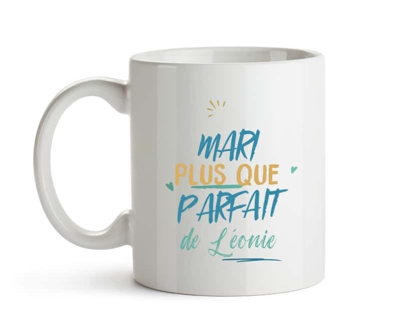 Mug personnalisé : Mari le plus...