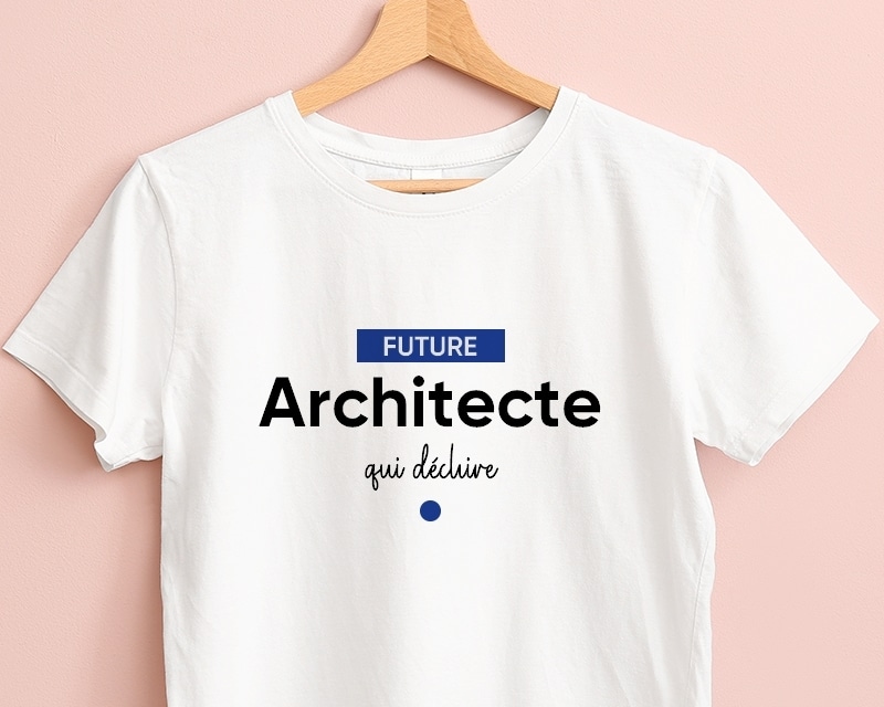 Tee shirt personnalisé femme - Future architecte