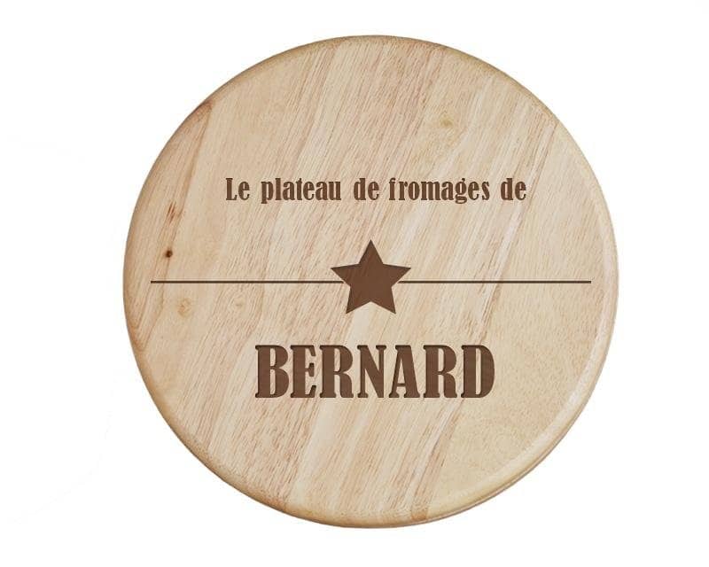 Set à fromage personnalisé pour un Bernard