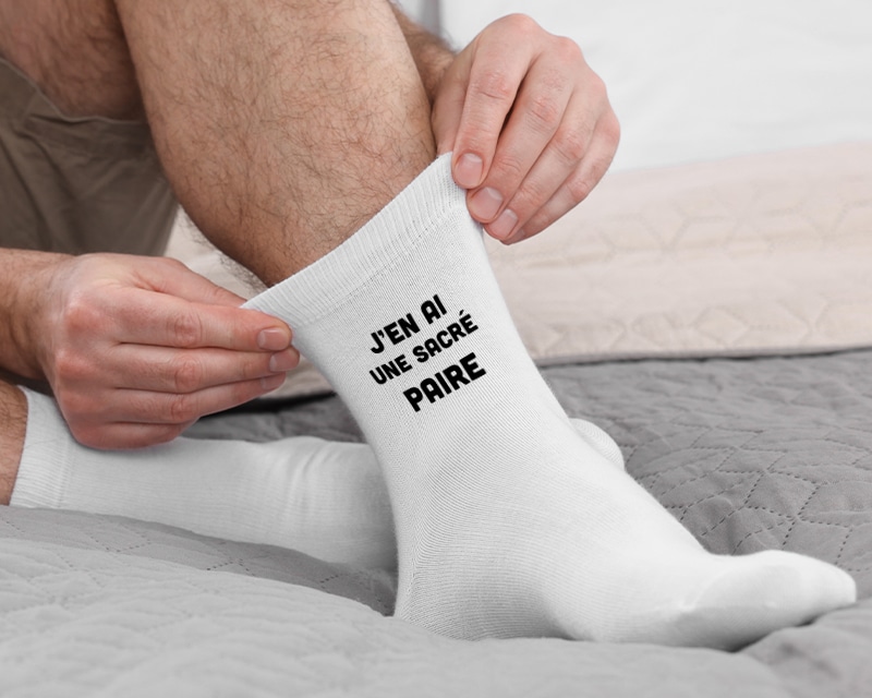 Chaussettes personnalisées - Message