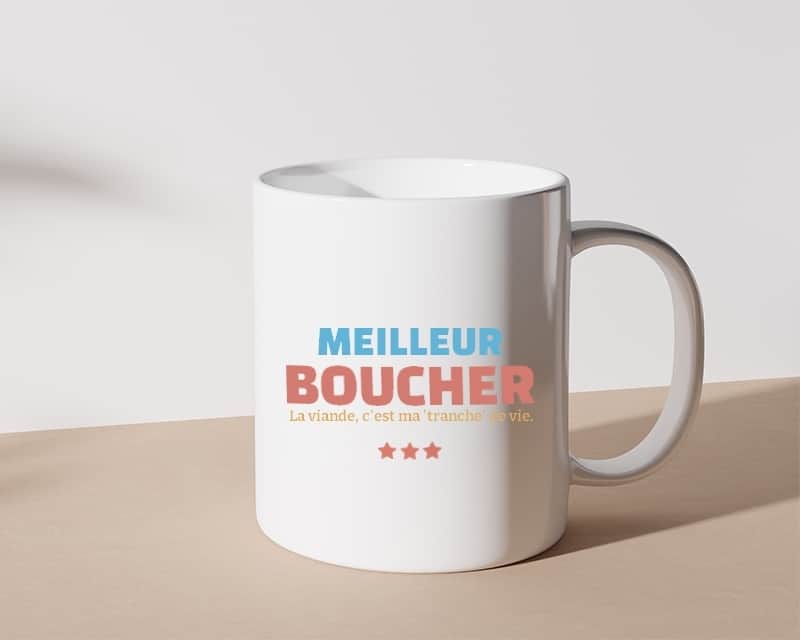 Mug personnalisé - Meilleur Boucher