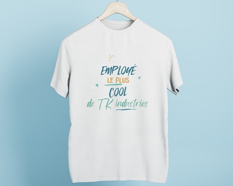 T-Shirt homme personnalisé : Employé le plus...