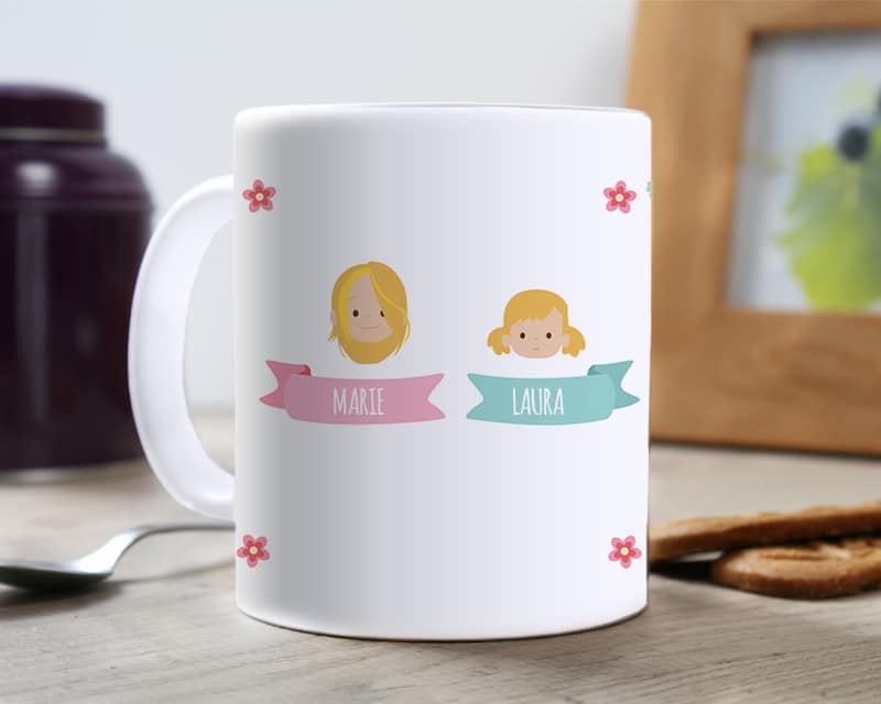 Mug personnalisé maman - Family Circus