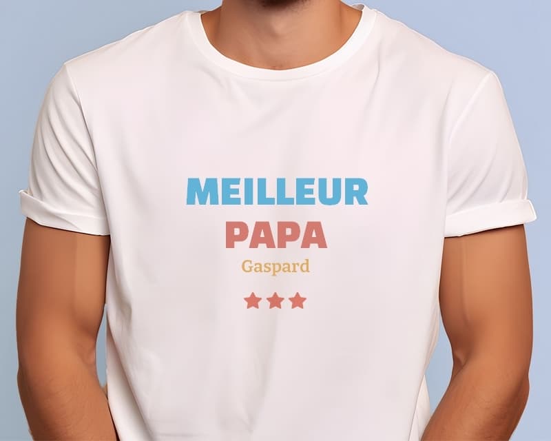 Tee shirt personnalisé homme - Meilleur Papa