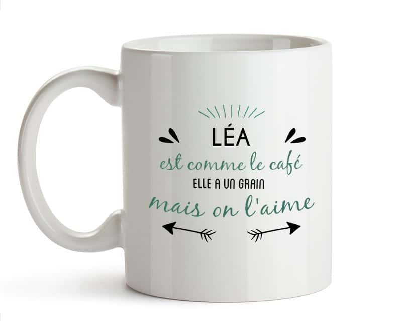 Mug personnalisé pour une Léa