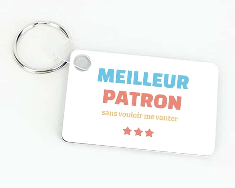 Porte-clés personnalisable - Meilleur Patron