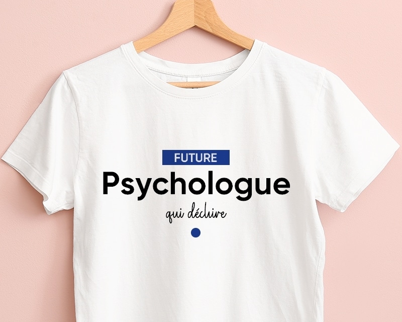 Tee shirt personnalisé femme - Future psychologue