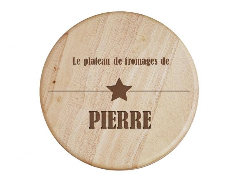 Set à fromage personnalisé pour un Pierre