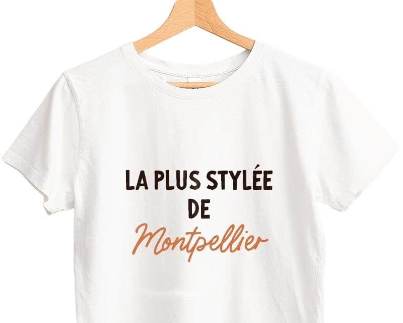 T-shirt femme personnalisé Montpellier