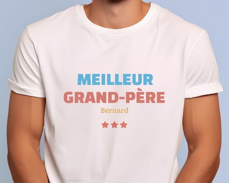 Tee shirt personnalisé homme - Meilleur Grand-Père