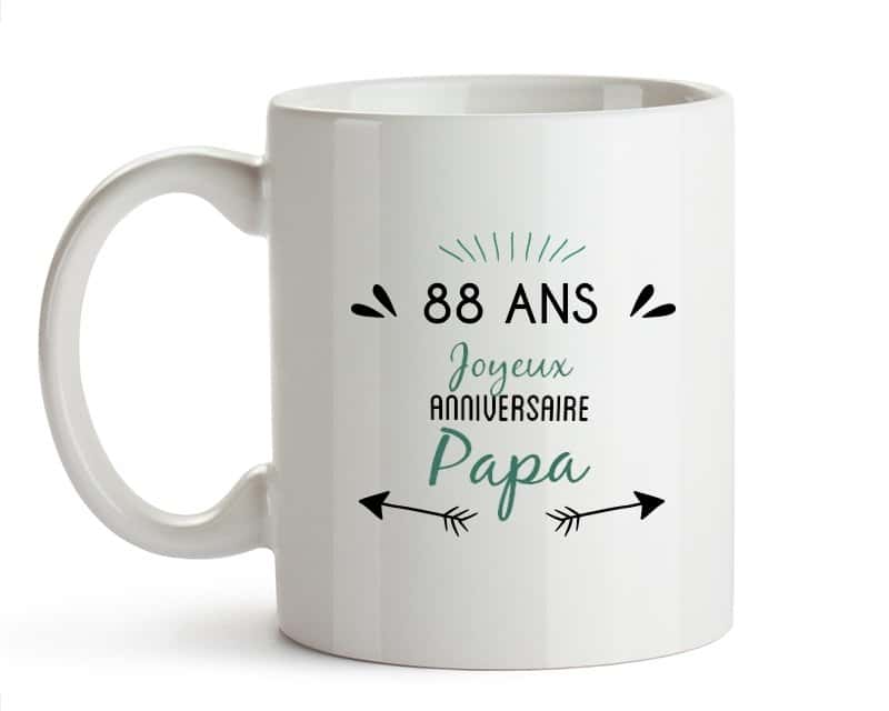 Mug message positif papa 88 ans