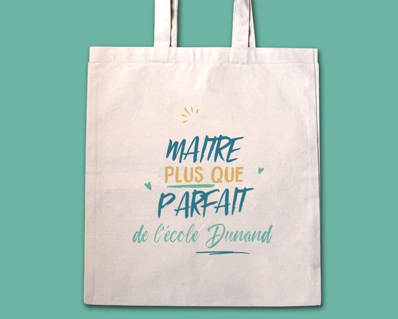 Tote bag personnalisé - Maitre le plus...