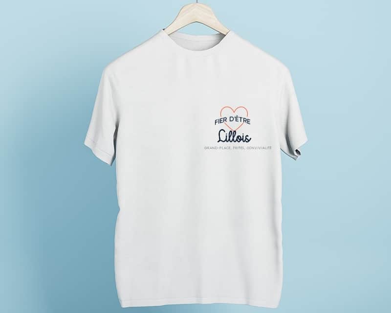 Tee shirt personnalisé homme - Fier d'être Lillois