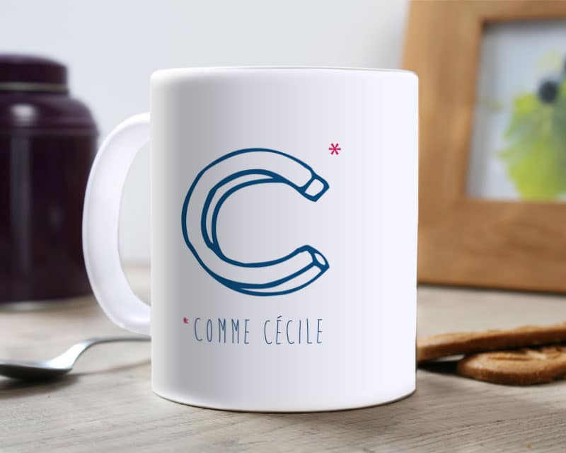 Mug personnalisé - Initiales