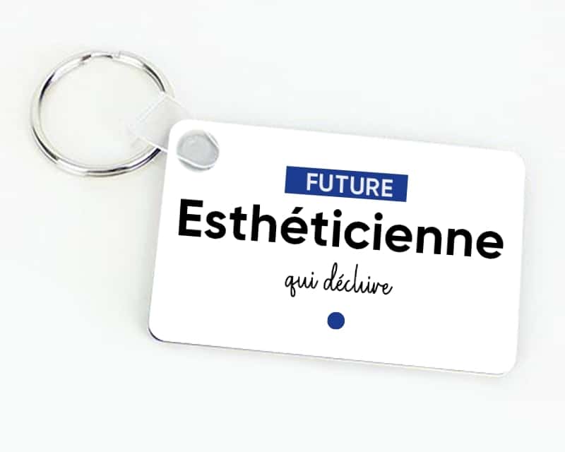 Porte-clef personnalisable - Future esthéticienne