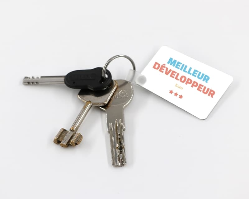 Porte-clef à personnaliser - Meilleur Développeur