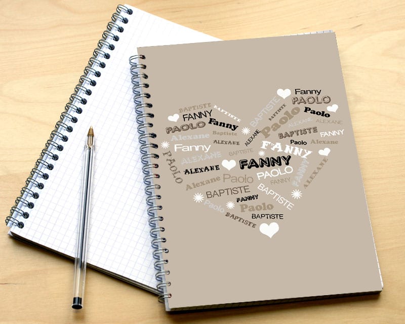 Cahier Coeur Famille