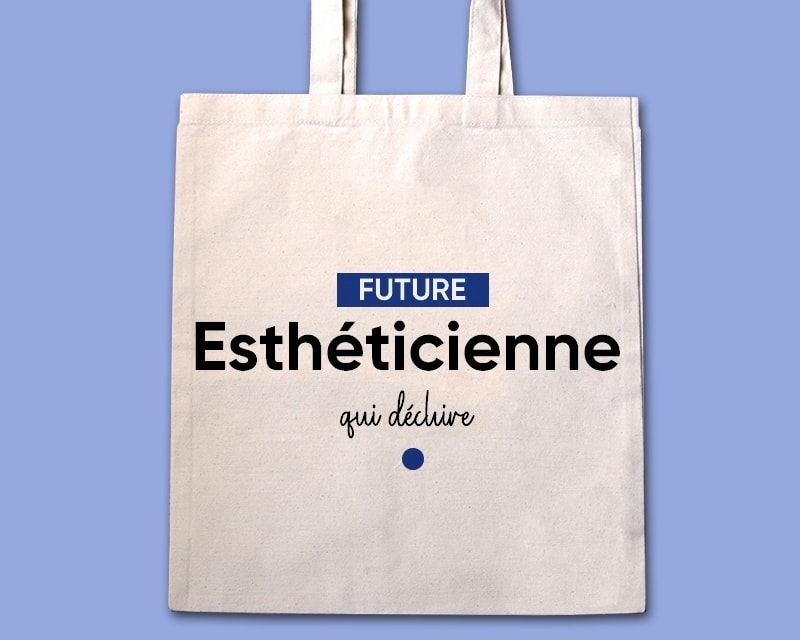 Tote bag personnalisable - Future esthéticienne