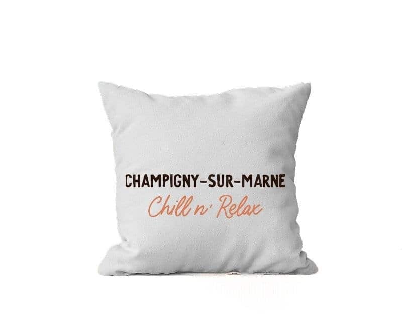 Coussin personnalisé Champigny-sur-Marne