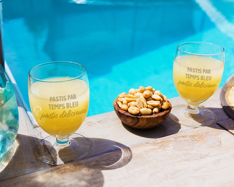 Verre à ricard ballon personnalisé pour un Michel