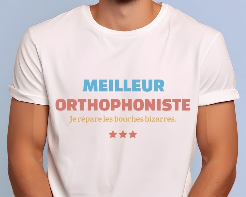 Tee shirt personnalisé homme - Meilleur Orthophoniste