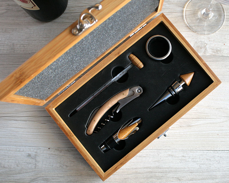 Coffret sommelier personnalisé - 5 accessoires - Entreprise Citation