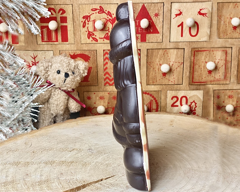 Père noël en chocolat personnalisé