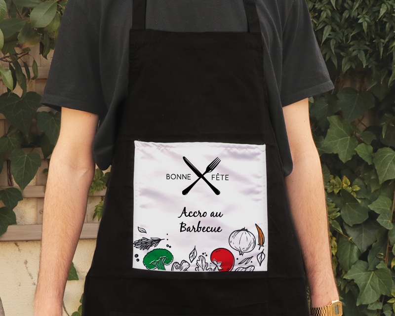 Tablier personnalisé message - Atelier Cuisine