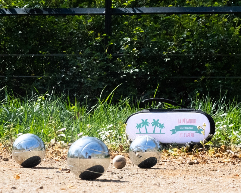 Sacoche de pétanque personnalisée - Palmier