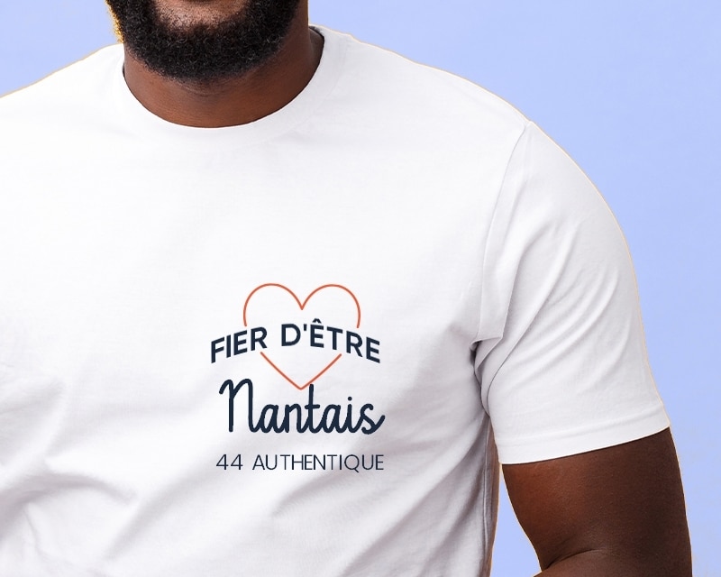 Tee shirt personnalisé homme - Fier d'être Nantais