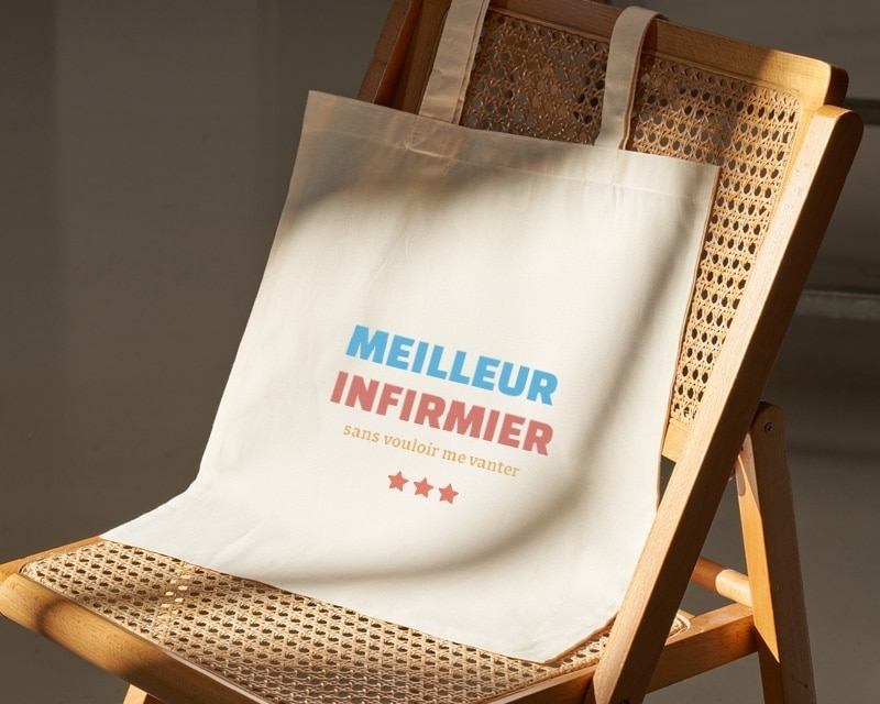 Tote bag personnalisable - Meilleur Infirmier