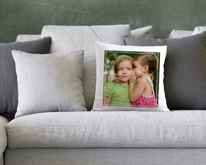 Coussin personnalisé photo et texte