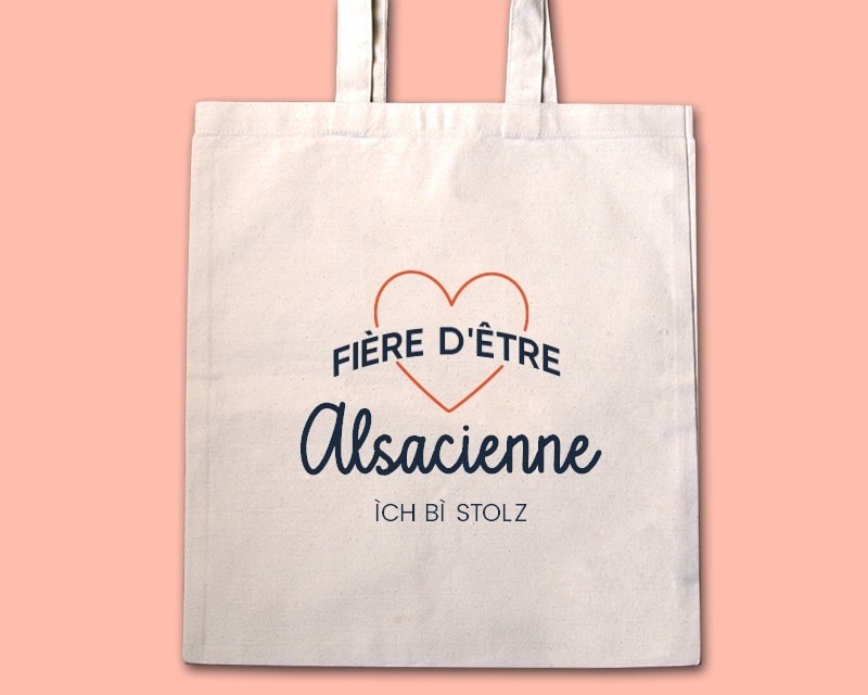 Tote bag personnalisable - Fière d'être Alsacienne