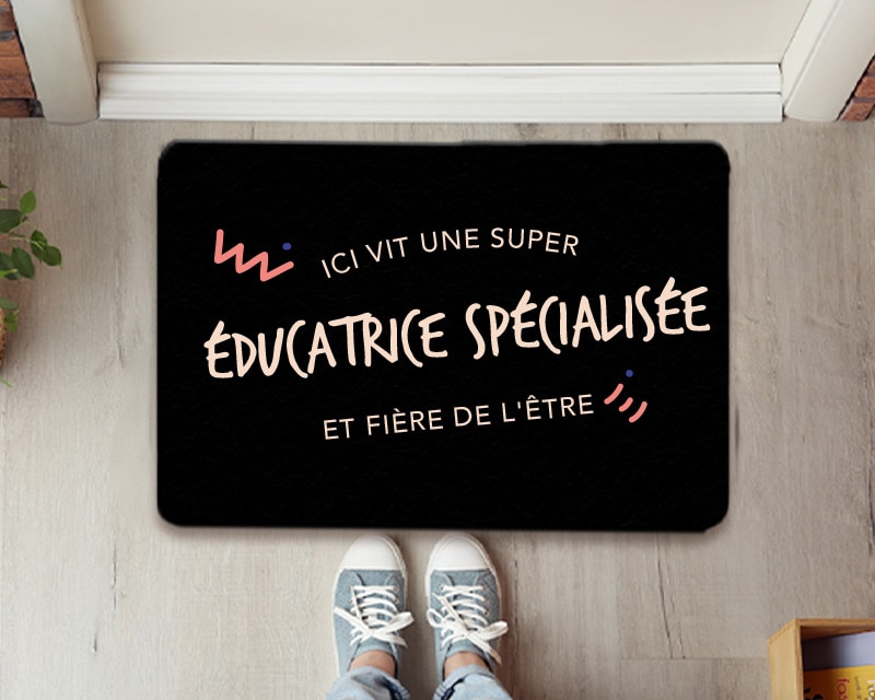 Paillasson personnalisé - Educatrice spécialisée