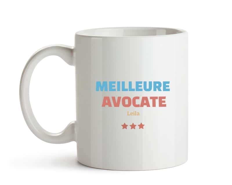 Mug personnalisé - Meilleure Avocate