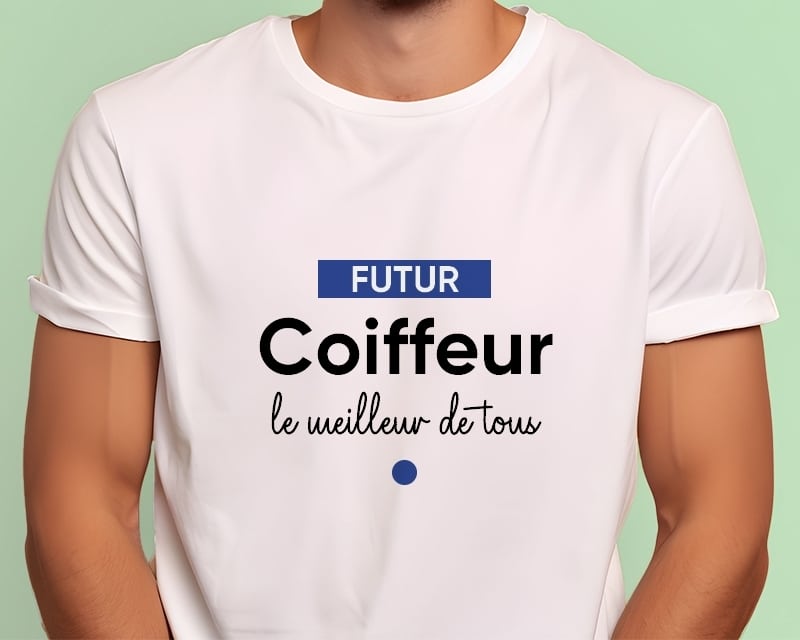 Tee shirt personnalisé homme - Futur coiffeur