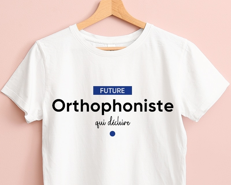 Tee shirt personnalisé femme - Future orthophoniste