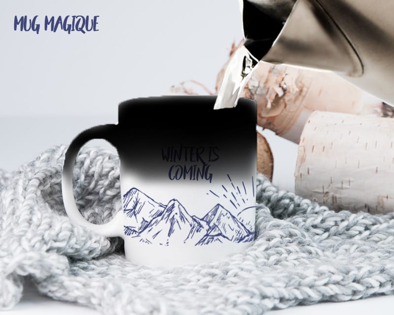 Mug personnalisé message - Montagnes